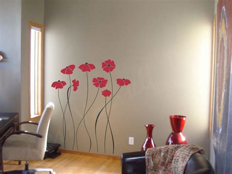 Poppies Wall Decal Stickerâ | Wall Decal | Wall Art Decal Sticker