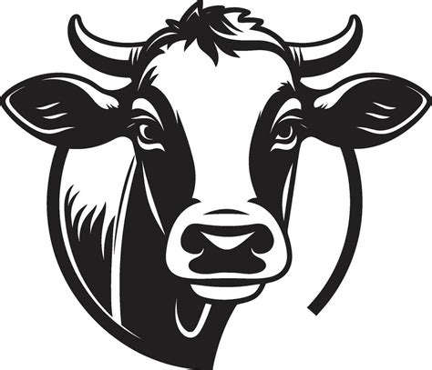 Dairy Cow Black Vector Logo Dairy Cow Logo Black Vector 34029781 Vector ...