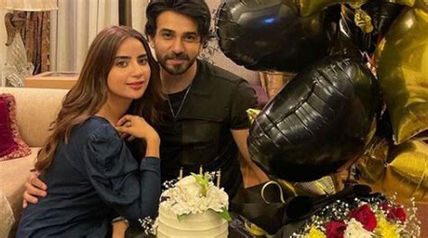 Saboor Aly Makes Surprise Visit To Ali Ansari On His Birthday See Photos