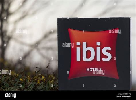 Ibis Hotel Sign Logo Stock Photo Alamy