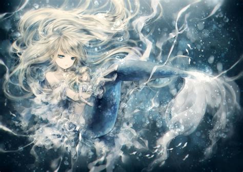 Anime Mermaid Wallpapers Wallpaper Cave