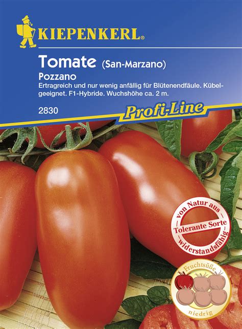 Kiepenkerl Tomate Pozzano Solanum Lycopersicum Inhalt Korn Kaufen