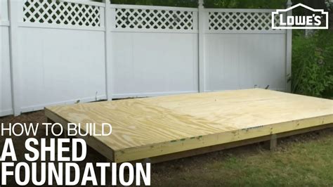 How To Build A Foundation For A Shed Kobo Building