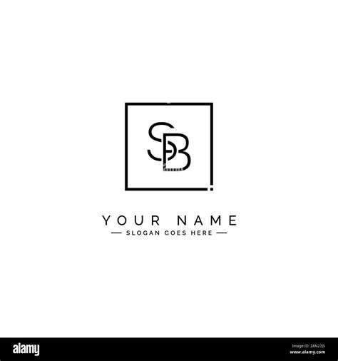 Sb Minimal Vector Logo Simple Business Logo For Monogram S And B