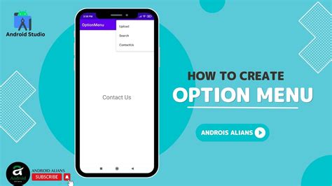 Option Menu In Android Studio Java Android Alians Hindi Youtube