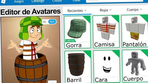 Como Hacer El Avatar Del Chavo Del Ocho En Roblox Youtube