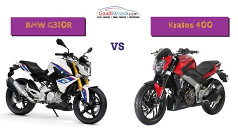 Bajaj Dominar 400 vs BMW G310R - Specs Comparison