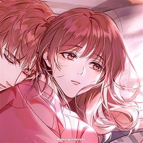 anime, art, couples icon, boy and girl, cute, matching icon, парень и ...