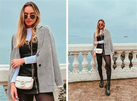 Vestido Preto Com Meia Calça E Bota - Vestido com meia-calça: 12 maneiras de usar sem errar