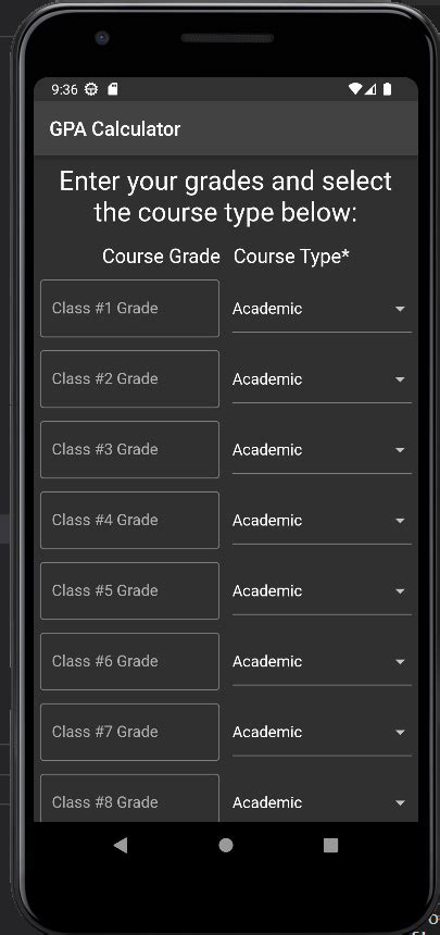 Gpa Calculator App Devpost