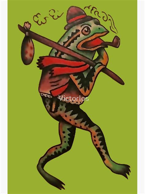 Frog Is A Hobo Poster For Sale By Victorios Redbubble