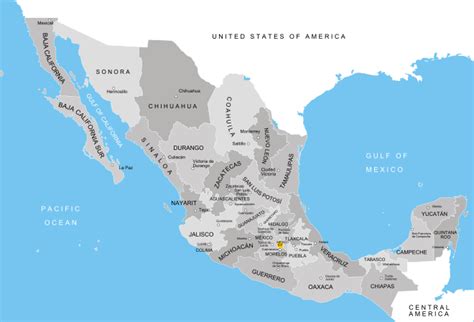 Administrative Divisions Of Mexico Wikipedia