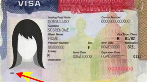 Visa a Estados Unidos Qué significan los asteriscos en este documento