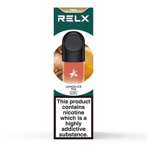 Buy Relx Pod Pro Lemon Ice Tea Flavour Pcs Mg Ml Nicotine