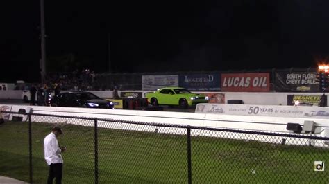 Tesla Model S P85d Vs Dodge Challenger Hellcat Drag Race Video