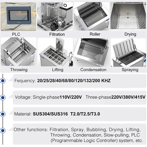 Ultrasonic tank Plus Drying tank Double tank Industrial use ultrasonic cleaning Machine - Granbo