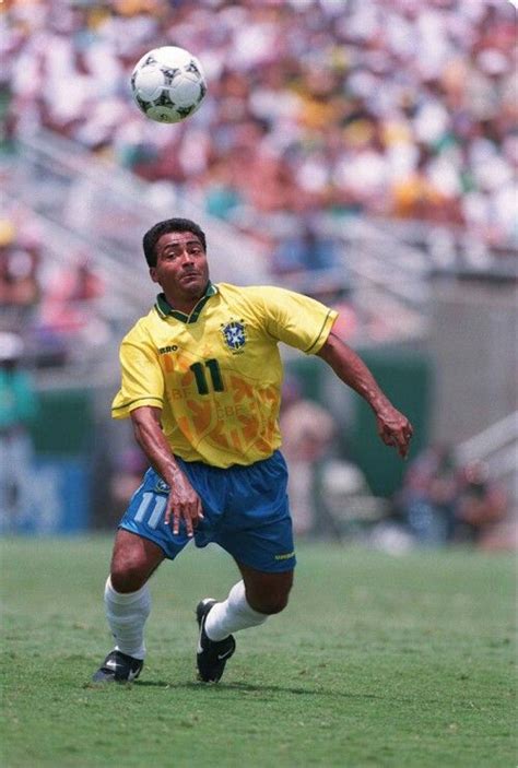 Romario Of Brazil In Action At The 1994 World Cup Final Fussball