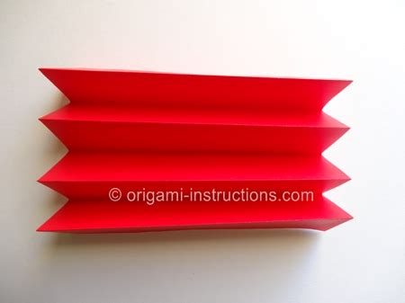 Origami Accordion Heart Folding Instructions