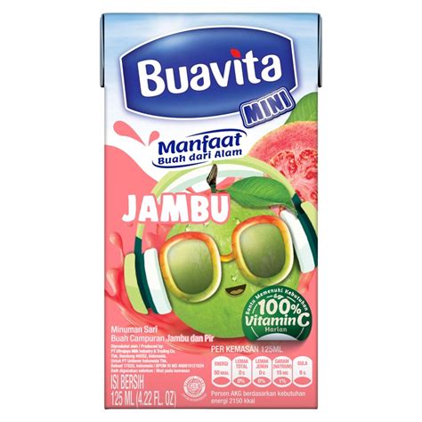 Jual Buavita Mini Juice Jambu 125 Ml Shopee Indonesia