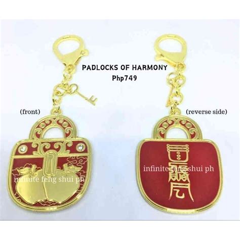 PADLOCKS OF HARMONY AMULET KEYCHAIN For Harmonious Relationship