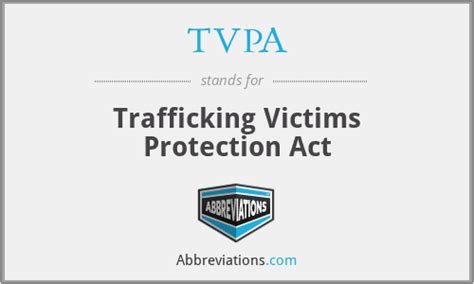 Tvpa Trafficking Victims Protection Act