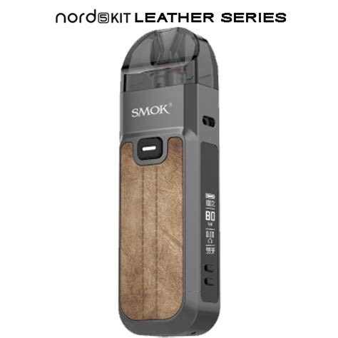 Smok Nord 5 Leather Series Pod Kit Cloudvape Juice Shop Online Vape Store