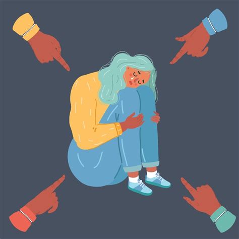 Premium Vector Vector Illustration Of Stop Bullying Person Being