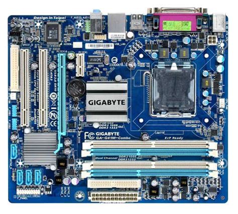 Tarjeta Madre Gigabyte GA G41M COMBO Socket 775 Audio Red DDR3