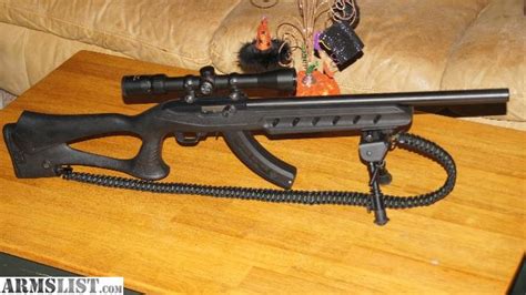 Armslist For Saletrade Custom Ruger 1022 Sniper Stock Bull Barrel