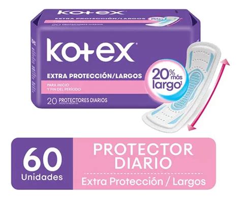 Protector Diario Kotex Cuidado Diario Multiestilo X Un Mercadolibre