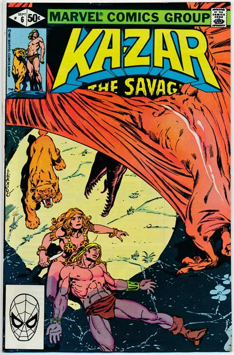 Comic Ka Zar The Savage 6 VF 1981