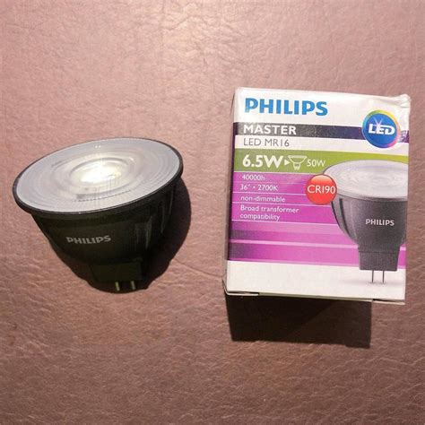 Philipsฟิลิปส์ หลอดไฟ Master Led Mr16 6 5w 7w 50w 12v 36d Dimmable หรี่