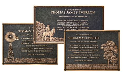 Custom Bronze Memorial Plaques | Bronze Plaques Australia