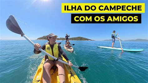 Remando De Caiaque E Stand Up Paddle At A Ilha Do Campeche