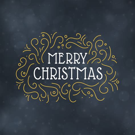 Merry Christmas Typography Design Vector Illustration 266026 Vector Art