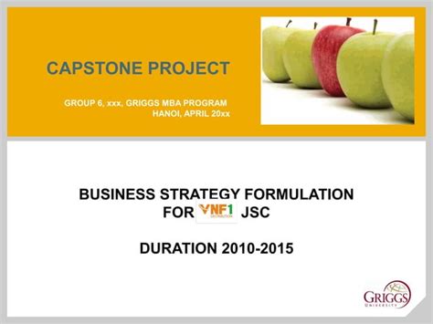 Mba Capstone Presentation Ppt