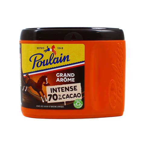 Livraison à domicile Poulain Cacao en Poudre intense 70 380g