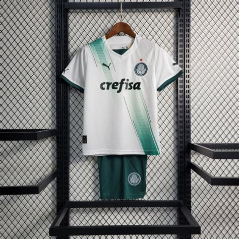 Camiseta y Pantalón Niños Palmeiras Segunda Equipación 2023 2024