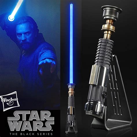 Star Wars Sabre Laser Obi Wan Kenobi Fx Elite Avec Lame Amovible