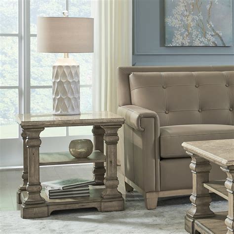 Pulaski Table De Bout En Pierre Avec Rangement Garrison Cove Wayfair