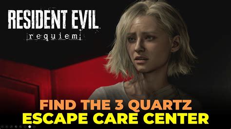 escape  care center walkthrough find   quartz resident evil