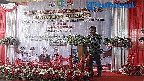 Ketua DPC P Apdesi Kabupaten Sintang Minta Pemda Perhatikan