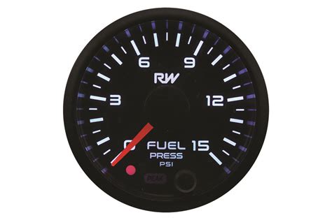 Raceworks 52mm Electronic Carby Fuel Pressure Gauge Kit T I Performance