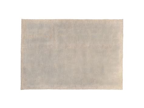 QUENTIN Tapis rect 200x290cm laine tissée couleur blanc marron chiné