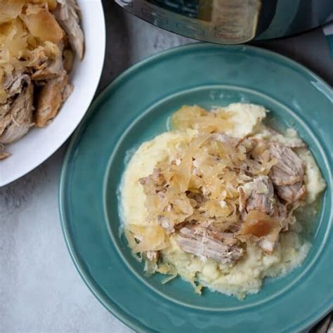 Instant Pot Pork and Sauerkraut | A Mind "Full" Mom