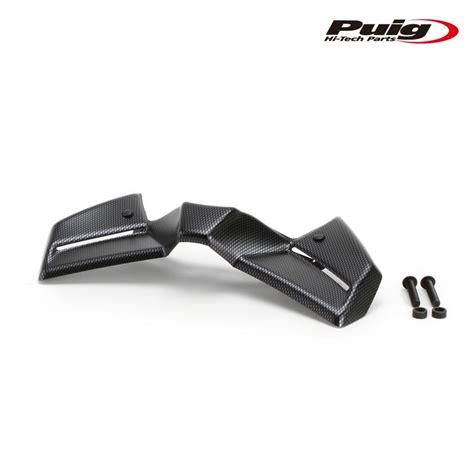 Puigプーチ Puig 22079C DOWNFORCE NAKED FRONTAL SPOILERS CARBON PRINT