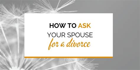 How To Tell Your Spouse You Want A Divorce In 5 Steps