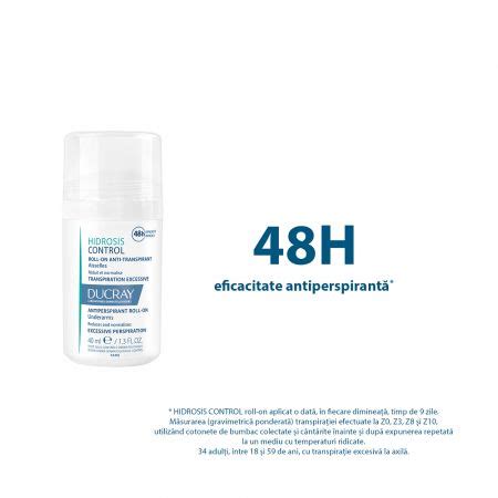 Roll On Anti Perspirant Hidrosis Control 40 Ml Ducray Farmacia Tei