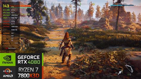 Horizon Zero Dawn L RTX 4080 Ryzen 7 7800X3D L 1440p Ultra Graphics