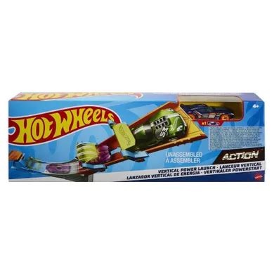 Hot Wheels Action Vertical Power Launch Zestaw Kaskaderski Z Autem Smyk